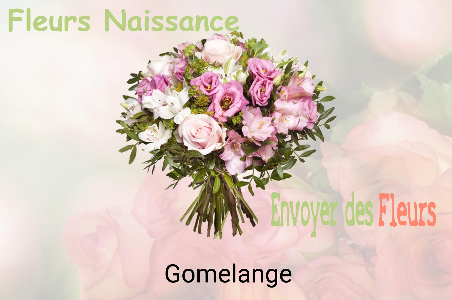 Bouquet de fleurs de naissance livré à Gomelange